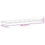 Cojines de banco de jardín 2 uds blanco crema 200x50x7 cm by vidaXL, Cushions for chairs and sofas - Ref: Foro24-361737, Pric...