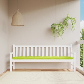 Cojín de banco de jardín tela Oxford verde claro 200x50x7 cm by vidaXL, Cushions for chairs and sofas - Ref: Foro24-361651, P...