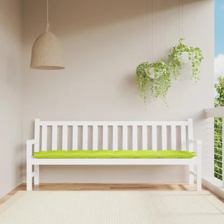Gartenbankkissen aus hellgrünem Oxford-Stoff 200x50x7 cm. von vidaXL, Kissen für Stühle und Sofas - Ref: Foro24-361651, Preis...