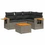 Gartensitzgruppe mit 5-teiligen Sofas und Kissen aus grauem synthetischem Rattan. von vidaXL, Gartensets - Ref: Foro24-322678...