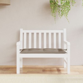 Cojín de banco de jardín tela Oxford gris taupé 110x50x7 cm by vidaXL, Cushions for chairs and sofas - Ref: Foro24-361819, Pr...