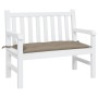 Gartenbankkissen aus grauem Taupe-Oxford-Stoff 110x50x7 cm. von vidaXL, Kissen für Stühle und Sofas - Ref: Foro24-361819, Pre...
