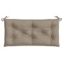 Gartenbankkissen aus grauem Taupe-Oxford-Stoff 110x50x7 cm. von vidaXL, Kissen für Stühle und Sofas - Ref: Foro24-361819, Pre...