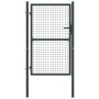Gray Galvanized Steel Garden Mesh Gate 100x250 cm by vidaXL, garden gates - Ref: Foro24-145775, Price: 234,44 €, Discount: %