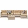 Juego de muebles de jardín 6 pzas y cojines madera maciza pino by vidaXL, Garden sets - Ref: Foro24-3250928, Price: 537,66 €,...