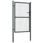 Graues Gittertor aus verzinktem Stahl für den Garten, 100 x 250 cm von vidaXL, Gartentore - Ref: Foro24-145775, Preis: 228,71...