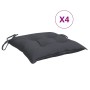 Gartenstuhlkissen 4 Stück Oxford-Stoff Anthrazit 50x50x7 cm von vidaXL, Kissen für Stühle und Sofas - Ref: Foro24-361508, Pre...