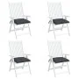 Cojines sillas de jardín 4 uds tela Oxford antracita 50x50x7 cm de vidaXL, Cojines para sillas y sofás - Ref: Foro24-361508, ...