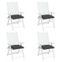 Gartenstuhlkissen 4 Stück Oxford-Stoff Anthrazit 50x50x7 cm von vidaXL, Kissen für Stühle und Sofas - Ref: Foro24-361508, Pre...