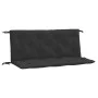 Gartensitzbankkissen 2 Stück aus schwarzem Oxford-Stoff 120x50x7 cm von vidaXL, Kissen für Stühle und Sofas - Ref: Foro24-361...