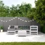 Set muebles jardín 7 pzas con cojines madera maciza pino blanco by vidaXL, Garden sets - Ref: Foro24-3250921, Price: 660,38 €...