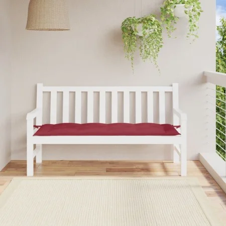 Gartenbankkissen aus Oxford-Stoff in Weinrot 150x50x7 cm. von vidaXL, Kissen für Stühle und Sofas - Ref: Foro24-361611, Preis...