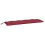 Cojín de banco de jardín tela Oxford rojo tinto 150x50x7 cm by vidaXL, Cushions for chairs and sofas - Ref: Foro24-361611, Pr...
