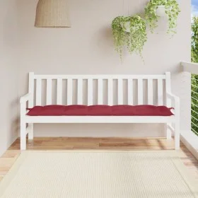 Cojín de banco de jardín tela Oxford rojo tinto 180x50x7 cm by vidaXL, Cushions for chairs and sofas - Ref: Foro24-361630, Pr...