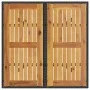 Gartentisch mit schwarzer PE-Rattan-Oberfläche aus Holz, 80x80x75 cm. von vidaXL, Gartentische - Ref: Foro24-365519, Preis: 9...