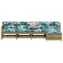 Juego de muebles jardín 5 pzas y cojines madera pino impregnada by vidaXL, Garden sets - Ref: Foro24-3250851, Price: 503,14 €...