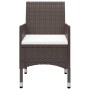 Juego de comedor para jardín 7 piezas con cojines marrón by vidaXL, Garden sets - Ref: Foro24-3095864, Price: 531,60 €, Disco...