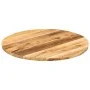 Tablero de mesa redondo madera maciza mango rugosa Ø 70x1,5 cm by vidaXL, Table tops - Ref: Foro24-370009, Price: 66,55 €, Di...