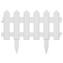 Bordes de jardín 17 unidades PP blanco 10 m by vidaXL, Garden edging and edging - Ref: Foro24-48616, Price: 51,05 €, Discount: %