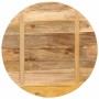 Massiver runder Mangoholztisch mit grober Oberfläche Ø 70x1,5 cm. von vidaXL, Tischplatten - Ref: Foro24-370009, Preis: 82,11...