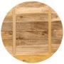 Tablero de mesa redondo madera maciza mango rugosa Ø 90x3,8 cm by vidaXL, Table tops - Ref: Foro24-370016, Price: 166,83 €, D...