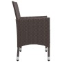 3-teiliges Gartensitzgruppen-Set mit braunen Kissen. von vidaXL, Gartensets - Ref: Foro24-3095891, Preis: 248,92 €, Rabatt: %