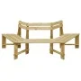 Impregnated pine wood garden bench 240 cm by vidaXL, garden benches - Ref: Foro24-49089, Price: 169,58 €, Discount: %