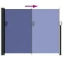 Toldo lateral retráctil azul 160x500 cm de vidaXL, Sombrillas - Ref: Foro24-4004431, Precio: 110,24 €, Descuento: %