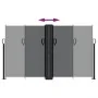 Toldo lateral retráctil negro 140x1000 cm de vidaXL, Sombrillas - Ref: Foro24-4004714, Precio: 142,45 €, Descuento: %