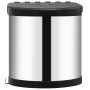 Einbau-Mülleimer für die Küche aus Edelstahl, 8 l von vidaXL, Mülltonnen und Mülltonnen - Ref: Foro24-51171, Preis: 44,70 €, ...
