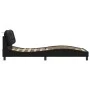 Bed frame with headboard black synthetic leather 90x190 cm by vidaXL, Beds and slatted bases - Ref: Foro24-3207967, Price: 16...