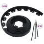 Flexible lawn edging with 30 stakes 10 m 5 cm by vidaXL, Garden edging and edging - Ref: Foro24-48614, Price: 33,70 €, Discou...