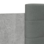 Betongraues Holzwerkstoffbett mit Kopfteil 90x200 cm von vidaXL, Betten und Lattenroste - Ref: Foro24-3209943, Preis: 145,95 ...