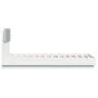 Estructura de cama con cabecero y luces LED blanco 75x190 cm de vidaXL, Camas y somieres - Ref: Foro24-3210066, Precio: 161,3...