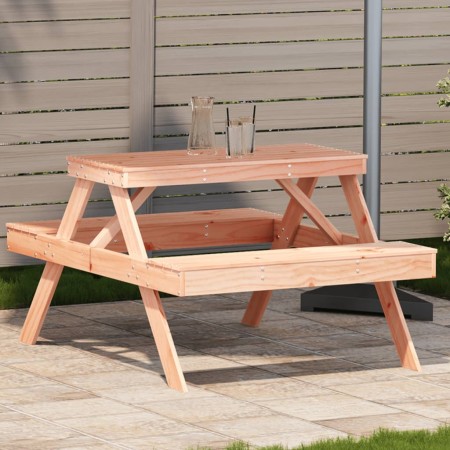 Mesa de pícnic madera maciza Douglas 105x134x75 cm by vidaXL, Garden tables - Ref: Foro24-832570, Price: 141,68 €, Discount: %