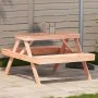 Mesa de pícnic madera maciza Douglas 105x134x75 cm by vidaXL, Garden tables - Ref: Foro24-832570, Price: 103,58 €, Discount: %