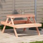 Mesa de pícnic madera maciza Douglas 105x134x75 cm by vidaXL, Garden tables - Ref: Foro24-832570, Price: 141,68 €, Discount: %