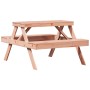 Mesa de pícnic madera maciza Douglas 105x134x75 cm by vidaXL, Garden tables - Ref: Foro24-832570, Price: 141,68 €, Discount: %
