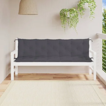 Gartenbankkissen 2 Stück Anthrazit 180x50x7 cm von vidaXL, Kissen für Stühle und Sofas - Ref: Foro24-361716, Preis: 51,11 €, ...