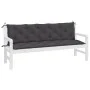 Gartenbankkissen 2 Stück Anthrazit 180x50x7 cm von vidaXL, Kissen für Stühle und Sofas - Ref: Foro24-361716, Preis: 51,11 €, ...