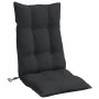 Cojines de silla con respaldo alto 4 uds tela Oxford negro de vidaXL, Cojines para sillas y sofás - Ref: Foro24-377624, Preci...