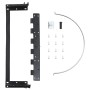 Papelera de cocina empotrada acero inoxidable 8 L