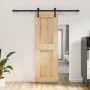 Puerta corredera con herrajes madera maciza de pino 70x210 cm de vidaXL, Puertas - Ref: Foro24-3202992, Precio: 156,08 €, Des...