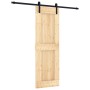 Puerta corredera con herrajes madera maciza de pino 70x210 cm von vidaXL, Türen - Ref: Foro24-3202992, Preis: 158,57 €, Rabat...