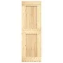 Puerta corredera con herrajes madera maciza de pino 70x210 cm de vidaXL, Puertas - Ref: Foro24-3202992, Precio: 156,08 €, Des...