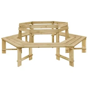 Garden bench made of impregnated pine wood, 240 cm. by vidaXL, garden benches - Ref: Foro24-49088, Price: 341,75 €, Discount: %