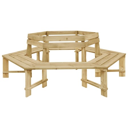 Garden bench made of impregnated pine wood, 240 cm. by vidaXL, garden benches - Ref: Foro24-49088, Price: 348,38 €, Discount: %