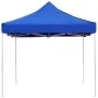 Professional blue aluminum folding tent 4.5x3 m by vidaXL, Tents and gazebos - Ref: Foro24-45492, Price: 212,05 €, Discount: %