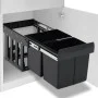 Removable kitchen trash can recycling soft close 36 L by vidaXL, Garbage cans and trash cans - Ref: Foro24-51179, Price: 90,3...