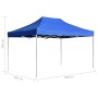 Carpa plegable profesional de aluminio azul 4,5x3 m